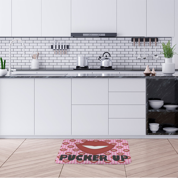 Lips (Pucker Up) Anti-Fatigue Kitchen Mats - LIFESTYLE
