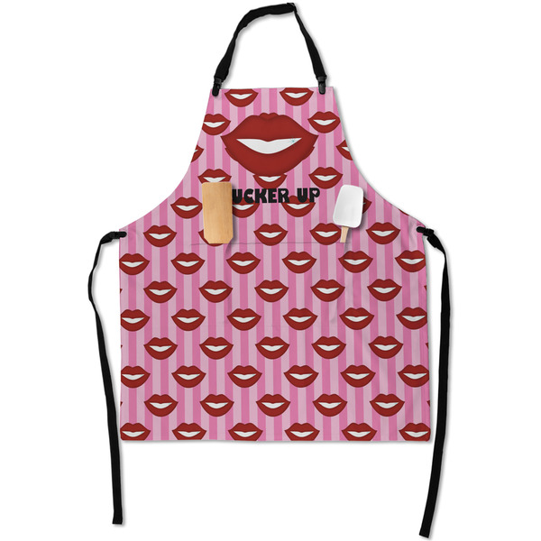 Lips (Pucker Up) Apron - Flat with Props (MAIN)
