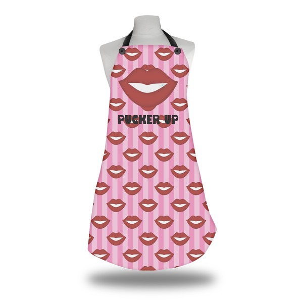 Lips (Pucker Up) Apron on Mannequin