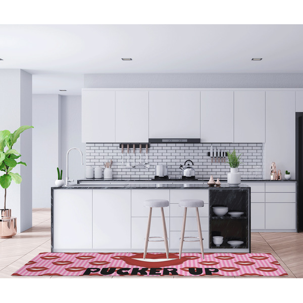 Lips (Pucker Up)  Area Rug Sizes