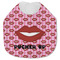 Lips (Pucker Up) Jersey Knit Baby Bib