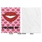 Lips (Pucker Up)  Baby Blanket (Single Side - Printed Front, White Back)
