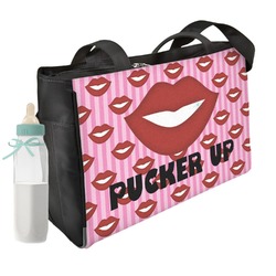 Lips (Pucker Up) Diaper Bag