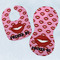 Lips (Pucker Up) Baby Minky Bib & New Burp Set