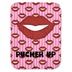 Lips (Pucker Up) Baby Swaddling Blanket