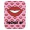 Lips (Pucker Up) Baby Swaddling Blanket - Flat