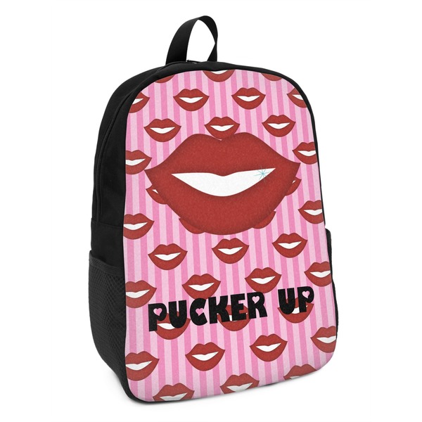 Custom Lips (Pucker Up) Kids Backpack