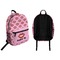 Lips (Pucker Up) Backpack front and back - Apvl