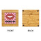Lips (Pucker Up) Bamboo Trivet with 6" Tile - APPROVAL