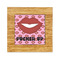 Lips (Pucker Up) Bamboo Trivet with Ceramic Tile Insert