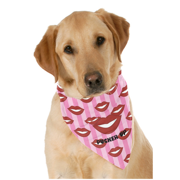 Custom Lips (Pucker Up) Dog Bandana Scarf