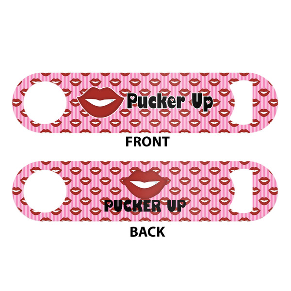 Lips (Pucker Up) Bar Bottle Opener - White - Approval