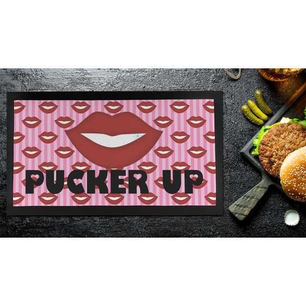 Lips (Pucker Up) Bar Mat - Small - LIFESTYLE