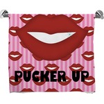 Lips (Pucker Up) Bath Towel
