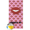 Lips (Pucker Up) Beach Towel w/ Beach Ball