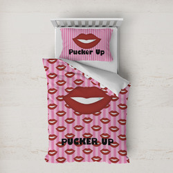 Lips (Pucker Up) Duvet Cover Set - Twin XL