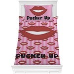 Lips (Pucker Up) Comforter Set - Twin