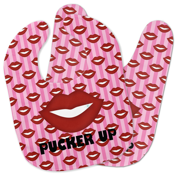 Custom Lips (Pucker Up) Baby Bib