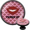 Lips (Pucker Up)  Black Custom Cabinet Knob (Front and Side)