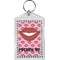 Lips (Pucker Up)  Bling Keychain (Personalized)