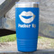 Lips (Pucker Up) 20 oz Stainless Steel Tumbler - Royal Blue - Single Sided
