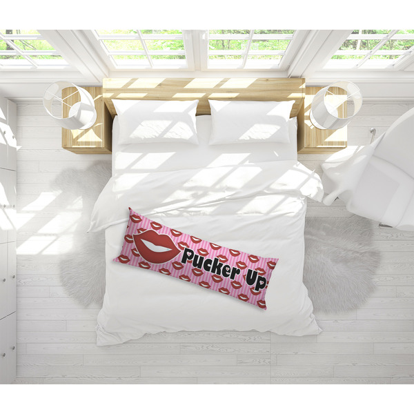Lips (Pucker Up) Body Pillow - LIFESTYLE