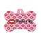 Lips (Pucker Up) Bone Shaped Dog ID Tag - Small