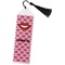 Lips (Pucker Up) Bookmark with tassel - Flat