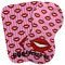 Lips (Pucker Up) Burp Cloth