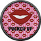 Lips (Pucker Up) Cabinet Knob - Black - Front