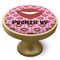 Lips (Pucker Up) Cabinet Knob - Gold - Side