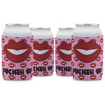 Lips (Pucker Up) Can Cooler (12 oz) - Set of 4