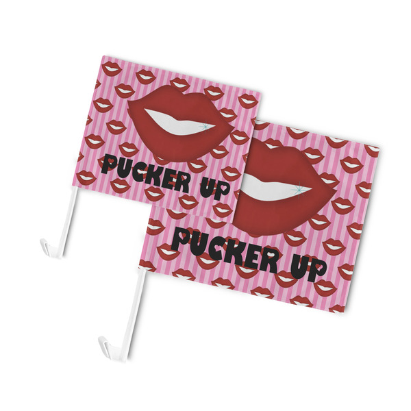 Lips (Pucker Up) Car Flags - PARENT MAIN (both sizes)
