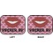 Lips (Pucker Up)  Car Floor Mats (Back Seat) (Approval)