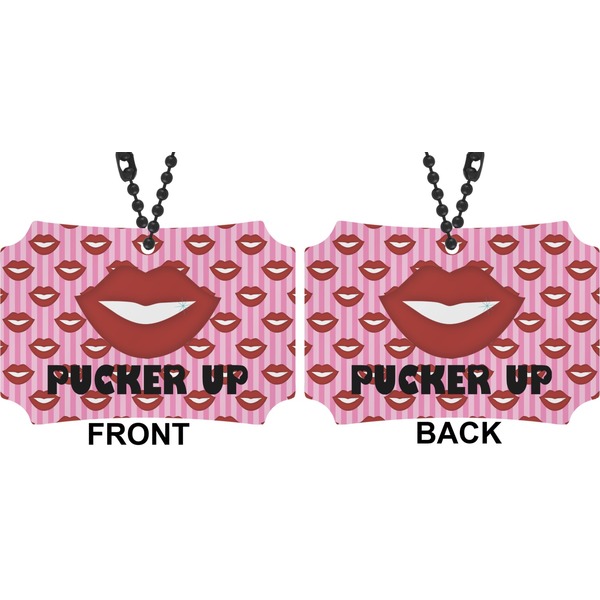 Lips (Pucker Up) Car Ornament - Berlin (Approval)
