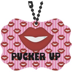 Lips (Pucker Up) Rear View Mirror Decor