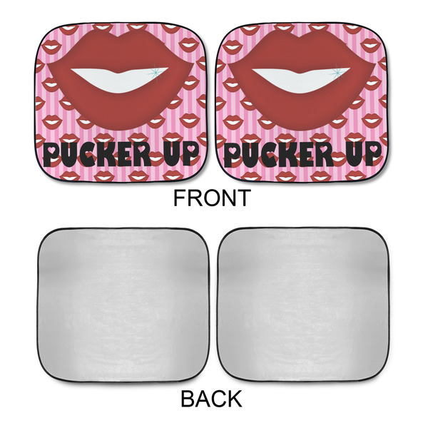 Lips (Pucker Up) Car Sun Shades - APPROVAL