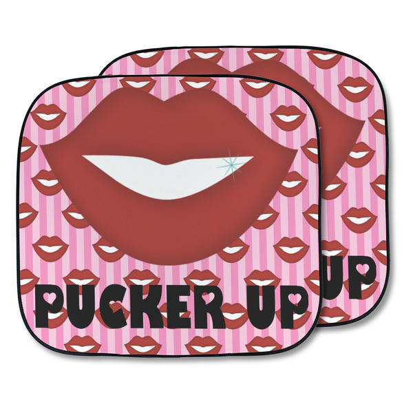 Custom Lips (Pucker Up) Car Sun Shade - Two Piece