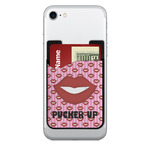 Lips (Pucker Up) 2-in-1 Cell Phone Credit Card Holder & Screen Cleaner