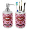Lips (Pucker Up) Ceramic Bathroom Accessories Set