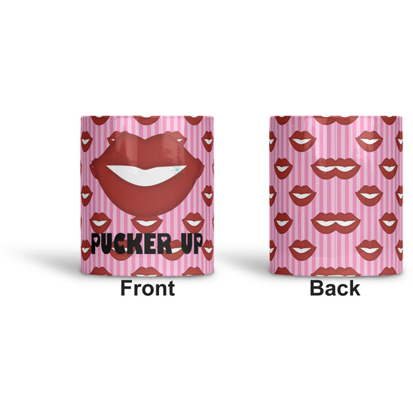 Lips (Pucker Up) Ceramic Pen Holder - Apvl