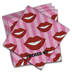 Lips (Pucker Up) Cloth Napkins (Set of 4)