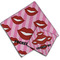 Lips (Pucker Up) Cloth Napkins - Personalized Lunch & Dinner (PARENT MAIN)