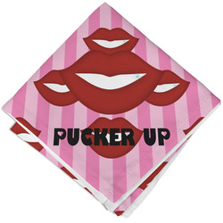 Lips (Pucker Up) Cloth Cocktail Napkin - Single