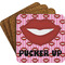 Lips (Pucker Up)  Coaster Set (Personalized)