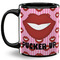 Lips (Pucker Up) Coffee Mug - 11 oz - Full- Black