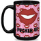 Lips (Pucker Up) Coffee Mug - 15 oz - Black Full