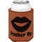 Lips (Pucker Up) Leatherette Can Sleeve - Double Sided