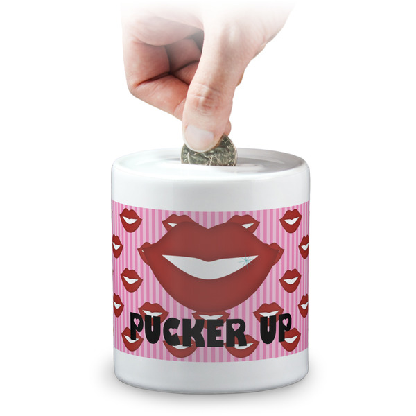 Custom Lips (Pucker Up) Coin Bank