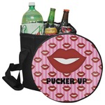 Lips (Pucker Up) Collapsible Cooler & Seat